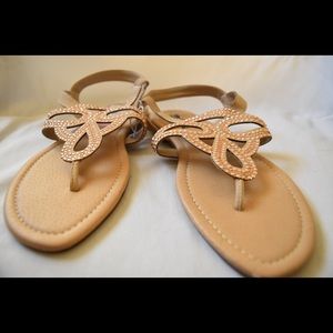 Never Worn Before Sequin Sandals